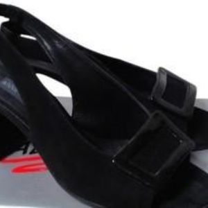 Short Wedge Sling Back Sandle